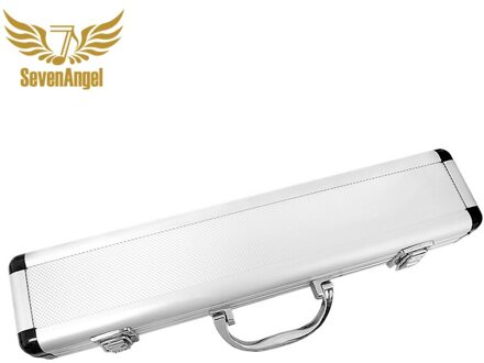 Sevenangel Aluminiumlegering Draagbare Fluit Case Professionele Fluit Bamboe Dizi Tas Muziekinstrument Accessoires Opbergdoos C Key Case