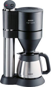 Severin KA 5742 Vrijstaand Filterkoffiezetapparaat 8kopjes Zwart, Roestvrijstaal koffiezetapparaat