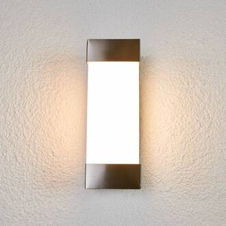 Severina - LED wandlamp van roestvrij staal roestvrij staal, wit