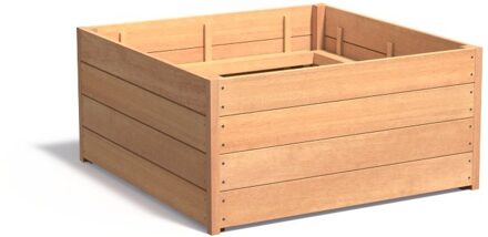 Sevilla 120x120x58 cm houten bloembak