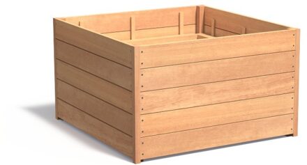Sevilla 120x120x72 cm houten bloembak