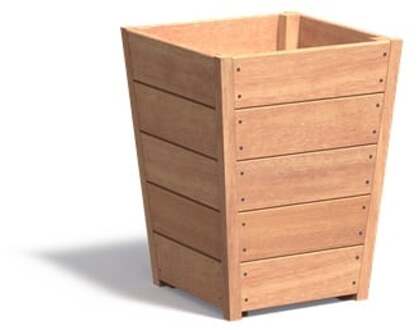 Sevilla 55x55x72 cm houten bloembak