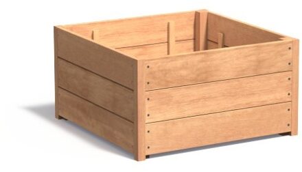 Sevilla 80x80x44 cm houten bloembak