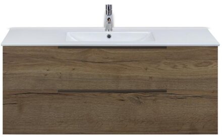 Seville Badmeubelset 120 cm - 2 Laden Tabacco Edge Greep - Wastafel Enjoy Enkel