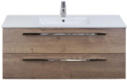 Seville Badmeubelset 120 cm - 2 Laden Tabacco - Wastafel Enjoy Enkel