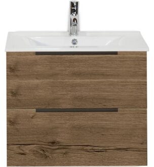 Seville Badmeubelset 60 cm - Tabacco Edge Greep - Wastafel Enjoy