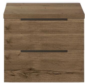 Seville Badmeubelset 60 cm - Wastafelblad Tabacco Edge Greep