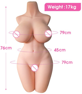 Sex Dolls Love Doll Torso Half Body TPE Realistic Sex Doll Vagina Big Breast Ass Anal Adult Toys Sex Doll For Men