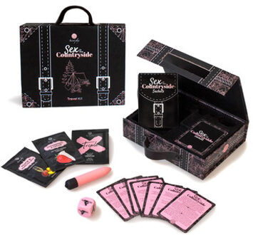 Sex In The Countryside Spel & Vibrator Travel Kit - GEEN