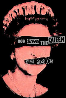 Sex Pistols God Save The Queen Men's T-Shirt - Black - L Zwart
