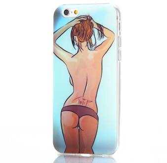 Sexie vrouw iPhone 6 TPU hoes