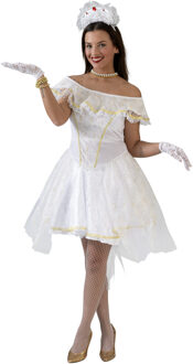 Sexy Bruidsjurk Brianna Wit - Transparant