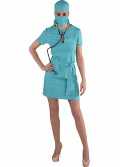 Sexy Chirurg kostuum vrouw Groen