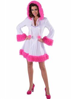 Sexy Eskimo pakje pink Roze, Wit - Transparant
