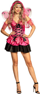 Sexy Feeen kostuum roze