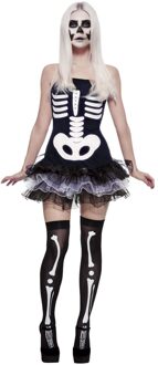 "Sexy halloween skelet kostuum voor dames - Verkleedkleding - XS"