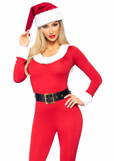 Sexy Jumpsuit Santa Baby Rood - Zalm