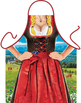 Sexy kookschort Dirndl jurk voor Oktoberfest - verkleed schort - cadeau - moederdag - voor dames