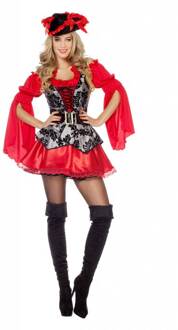 Sexy Piratenjurkje rood Rood - Zalm