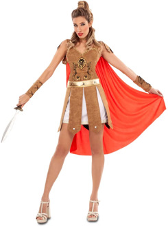 Sexy Romeinse Gladiator Kostuum Multikleur - Print