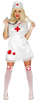 Sexy zuster/verpleegster verkleed set - 4-delig - carnaval accessoires