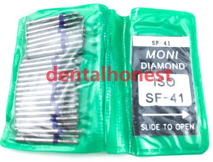 Sf Serie Dental Diamond Fg Hoge Snelheid Boren Voor Tanden Polijsten 1.6Mm 50 Stks/zak SF41