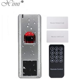 SF1 Rfid Toegangscontrole Systeem Proximity Card Standalone 3000 Gebruikers Deur Toegangscontrole IP65 Waterdichte Metalen Vingerafdruklezer