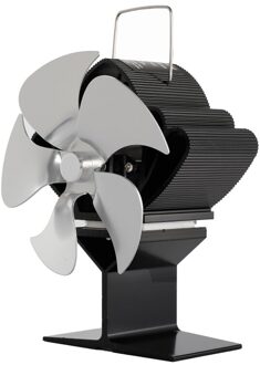 SF103S 5 Blades Warmte Aangedreven Kachel Ventilator Voor Hout Log Brander Heater Haard Brandstof