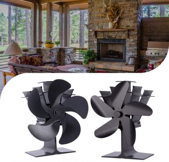 SF202G Thermische Power Haard Kachel Vijf Bladen Haard Verwarming Ventilator Efficiënte Air Heater Geluidsarme Ventilator