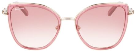 Sf293s 774 Cat Eye Zonnebril Koraal