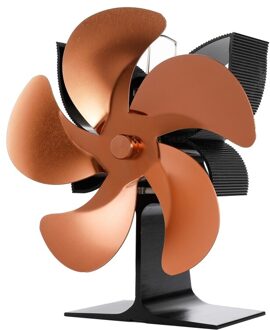 SF902G 5 Blades Warmte Aangedreven Kachel Ventilator Voor Hout Log Brander Heater Haard Brandstof BZ