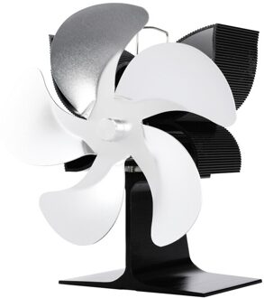 SF902G 5 Blades Warmte Aangedreven Kachel Ventilator Voor Hout Log Brander Heater Haard Brandstof