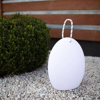 Sfeerlamp Amande Snoer 395, 39,5 cm wit, licht hout