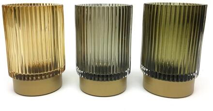 Sfeerlicht messing basis S Ø6x10cm