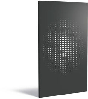 Sfeerpaneel staal VPA3 ABSTRACT 110 x 5 x 180 cm