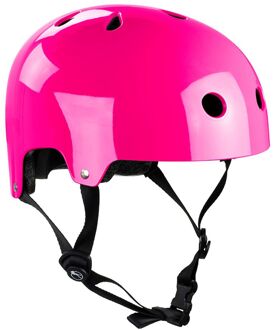 Sfr Skatehelm Essentials fluor roze maat: 53-56cm
