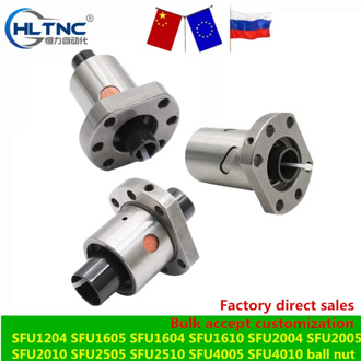 SFU Ball Screw Nut Only SFU1204 SFU1605 SFU1604 SFU1610 SFU2005 SFU2010 SFU2505 SFU2510 sfu3205 SFU4005 4010 ball nut cnc parts