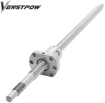 SFU1204 200 250 300 350 400 450 500 550 600mm rolled ball screw C7 with 1204 flange single ball nut BK/BF10 end machined CNC