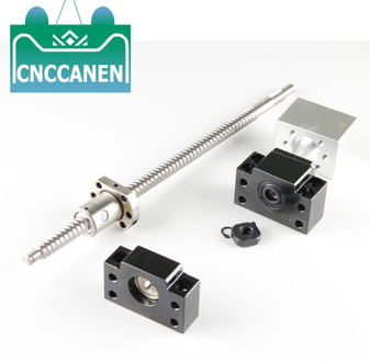 SFU1204 End Machine Ball Screw RM1204 length 250mm 300mm 550mm 600mm 1500mm & Single Flange BallNut & BF/BK10 + Ballnut Housing