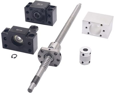 Sfu1204 Set: sfu1204 Rolled Ball Schroef C7 Met End Gefreesd + 1204 Bal Moer + Moer Behuizing + Bk/Bf10 End ondersteuning + Koppeling Rm1204