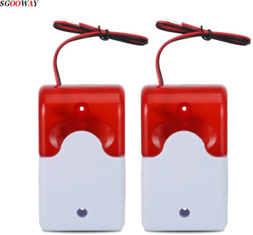 Sgooway Flash LED strobe Light Siren 12V Work For GSM PSTN Home Security Voice Burglar Alarm System