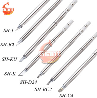 SH72 Series Soldering Iron Tips Low Temperature Fast Heating SH-B2 BC2 C4 D24 K I Ku Heater Solder Bit Chisel Replacement Head