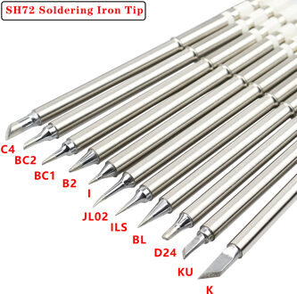 SH72 Vervanging Digitale Soldeerbout Station Tips Heater Soldeer Hoofd SH-BC2 B2 D24 K Ils Ik Ku JL02 BC2 Ku niet Originele/T12