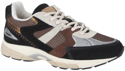 Shabbies Sh001000753w-1114 dames sneakers Zwart - 39