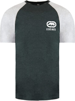 Shadow Heren Groen Marl T-Shirt - maat M Donkergroen