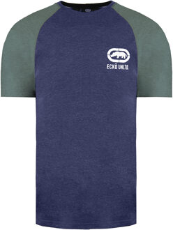 Shadow Heren Navy Marl T-Shirt - XL