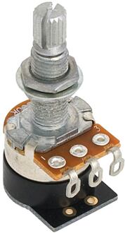 Shadow SH-124-25 kill pot potentiometer, machine gun effect, 25K, long bushing, M7x0,75 thread