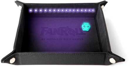 Shadowlight Folding Blacklight Dice Tray Black