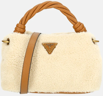 Shaida top handle crossbody tas natural/cognac Beige