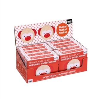 Shake And Play: Wooden Tambourine Cdu Of 10 - Petit Collage